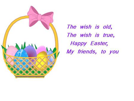 Easter Wish - wish, eggs, easter, basket