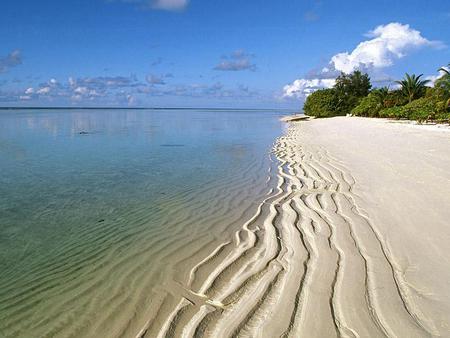 Beach - sand, sky, water, beach, nature