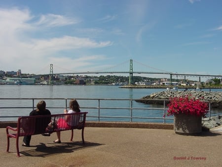 MacDonald Bridge Halifax Harbour - macdonald bridge, danieltowsey