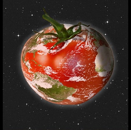 tomato-earth - abstract, world, tomato, 3d, art