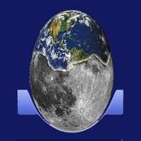 Earth Moon Easter Egg