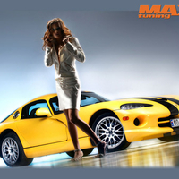 yellow viper and sexy girl