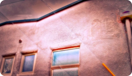 adobe pink - house, pink, southwest