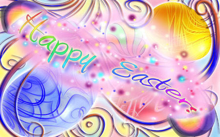 Easter Designs - eggs, easter, lines, colour, bright, surprise, happy