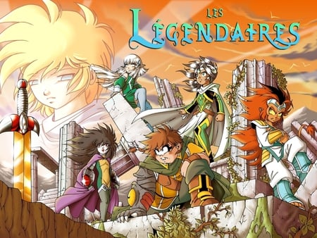 Les Legendaires, The Legendary - les legendaires, the legendary, bd, heroic fantasy manga