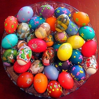 Easter Colorful Eggs