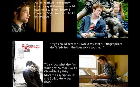 Remember Me - remember me, robert pattinson