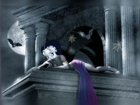 vampire Betty Boop - sexy, fantasy, vampirella, vampires