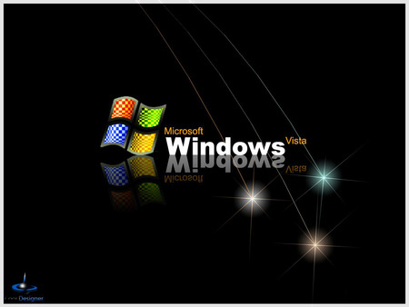 3 STARS AND A VISTA - technology, windows, vista