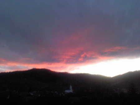 wonderful sky - sky, mountains