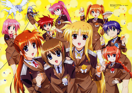 Section 6 party!! - hayate, nanoha, anime, mahou shoujo lyrical nanoha, fate