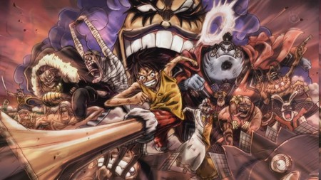 Impel DownÂ´s Riot - pirates, one piece, luffy, impel down, mugiwara, riot