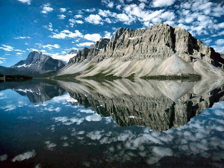 Dizzy - lake, mountain, clouds