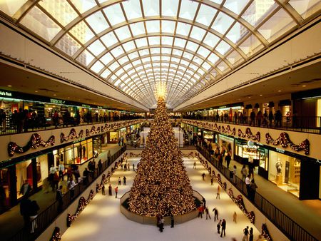 Galleria Houston  - tree, christmas, lights