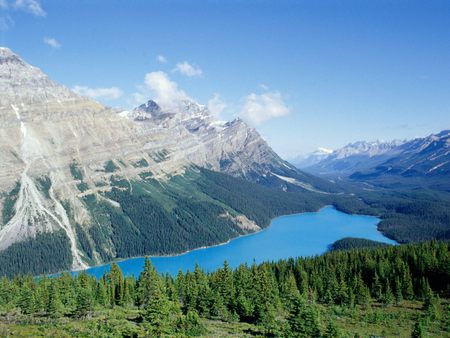 Peyto Lake Banff - lake, mountains