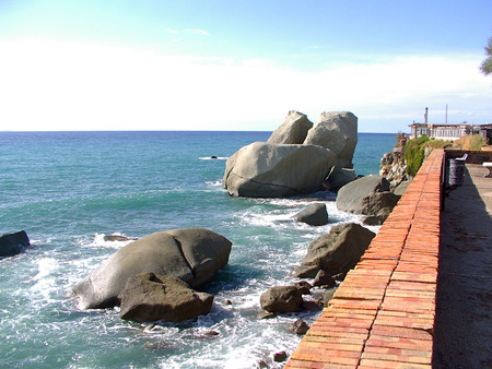 Ischia Forio Sea Rocks Italy - ocean, sea, rocks