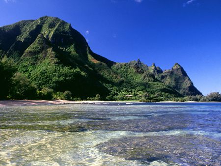 Seclusion Na Pali Coast - coast, mountains