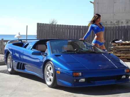 Hot Babe-Diablo - lamborghini, diablo