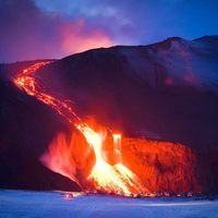 Iceland Mountains Volcano