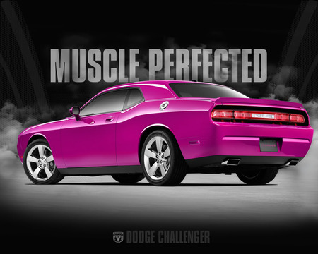 Pink Challenger - cars, challenger, dodge, pink