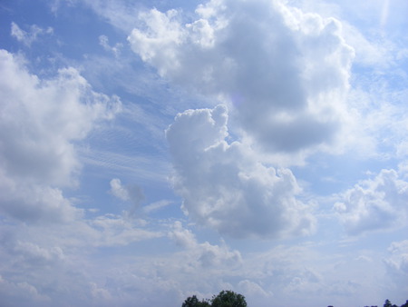 clouds - sky, summer, cloud, shape