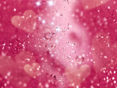 Sparkles and hearts - sparkle, pink, glitter, hearts