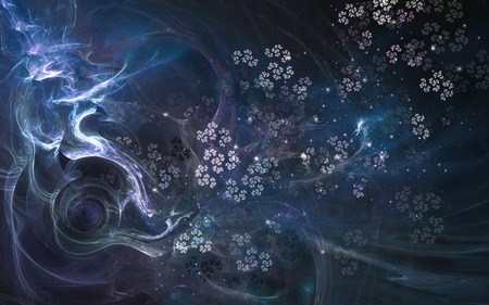 Elektric smoke fractals background . jpg - elektric, smoke, flowers fractals