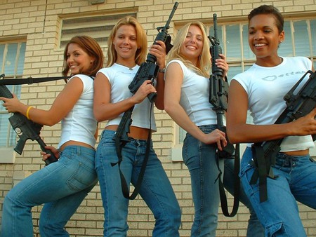 Girls w Guns - picture, girls w guns, cool