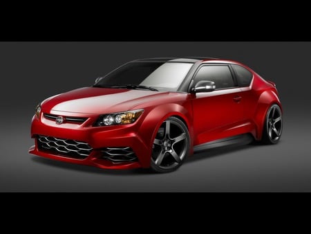 Scion - black, red