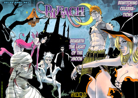 halloween - toushirou, ichigo, halloween, matsumoto, bleach, rukiya