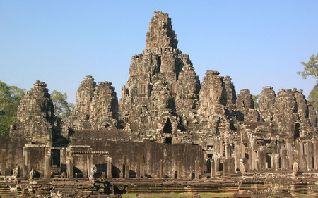 Angkor Tom Temple[Ta Prom] - cambodia temple, ancient temple, temple, angkor tom