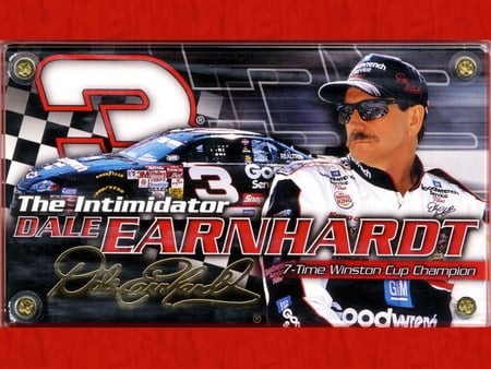 Dale Earnhardt Sr-The Intimidator - racing, nascar, dale sr, auto racing, dale earnhard, intimidator