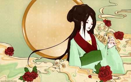 Ishuria - beauty, geisha, art, flowers