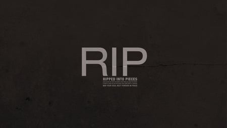 RIP - abstract, grey