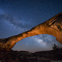 Owachomo Bridge at Night, Utah