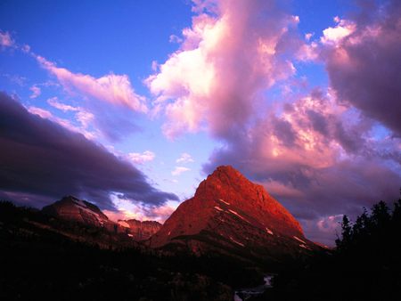 Brand New Day, Grinnell Point Summer, Glacier National Park, Montana - sunset, phoptography, national, white, purple, amazing, cool, grinell, paysage, frozen, mounts, park, scarlat, scenario, nature, snow, beautiful, photoshop, sunrise, new, nice, sky, mountains, sunlights, clouds, glacier, icy, usa, point, scene, landscapes, paisagem, ice, day, winter, paisage, summer, peak, violet, montana, blue, red, awesome, photo, gray