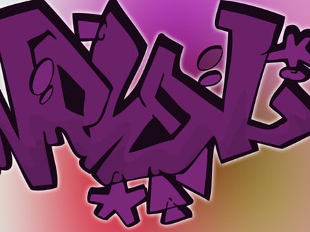 Grafitti Purple - purple, grafitti