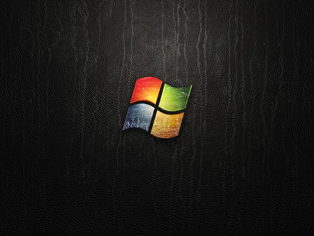 wet black Windows - wallpaper, windows, desktop