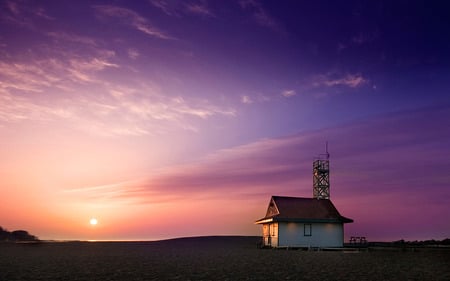 beach house - pretty, house, breath taking, scenery, beach, beautiful, scenic, cool, widescreen, colorful, view, hd, nice