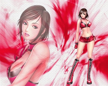 red hot chick - nice, sexy, girl, widescreen, hd, racing, cool, pretty, smooth, beautiful, anime, cute