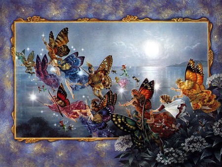 BUTTERFLY FAIRIES - colorful, fairies, butterfly, female