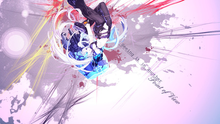 black rock shooter - rock, shooter, black