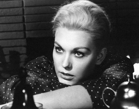 Kim Novak - actress, faces, photography, vertigo, black and white, kim novak, persona, hitchcock, movies