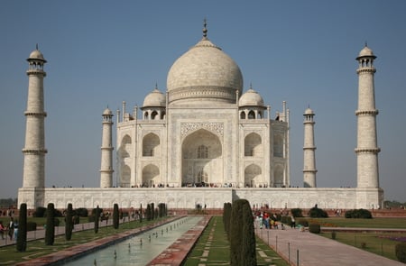 Taj Mahal  ØªØ§Ø¬ Ù…Ø­  (XXL) - india, hammock, paradise, xxl, architectural wonder, spears, seagull, uttar pradesh, taj mahal, architecture