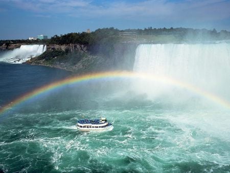 Rainbow Fantasy Niagara Falls Ontario - ontario, fantasy, niagara, rainbow, falls