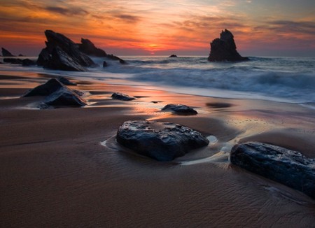 Rocks On Beach - picture, rocks on beach, beautiful