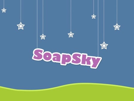 soapsky theme wallpaper - blue, soapsky theme, green, wallpaper, mac