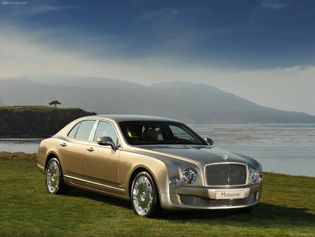 Bentley Mulsanne - golden, bentley