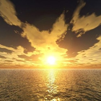 Ocean Sky 3D Sunset