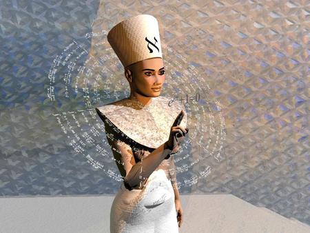 Egyptian - abstract, egyptian, fantasy, lady